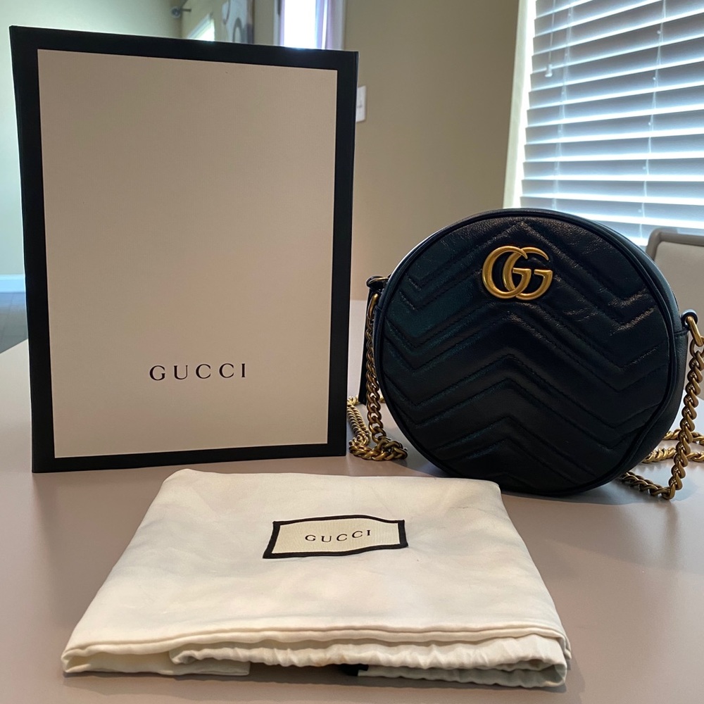 Gucci Marmont Round Bag Authentic